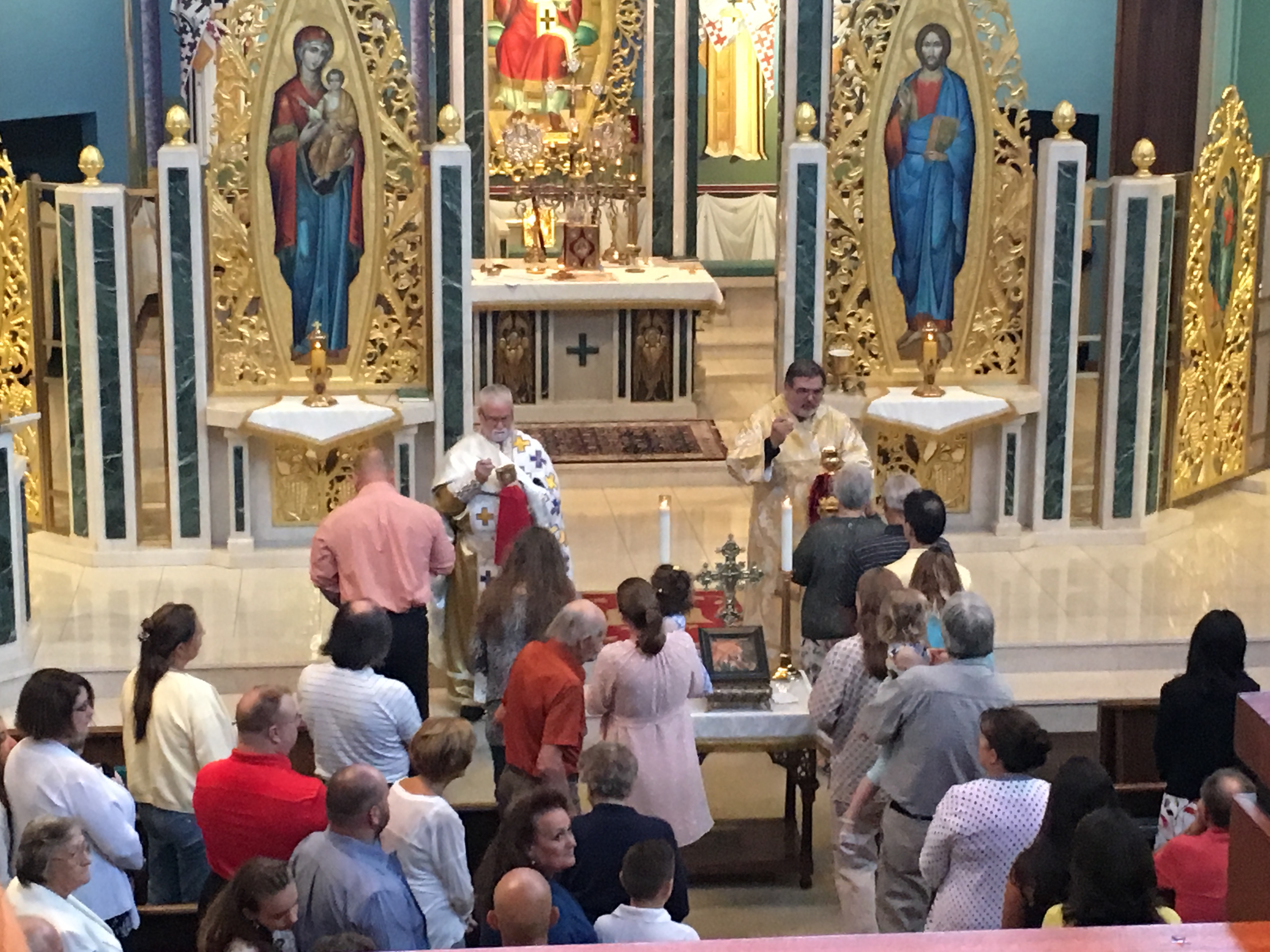 Dispensing Holy Communon